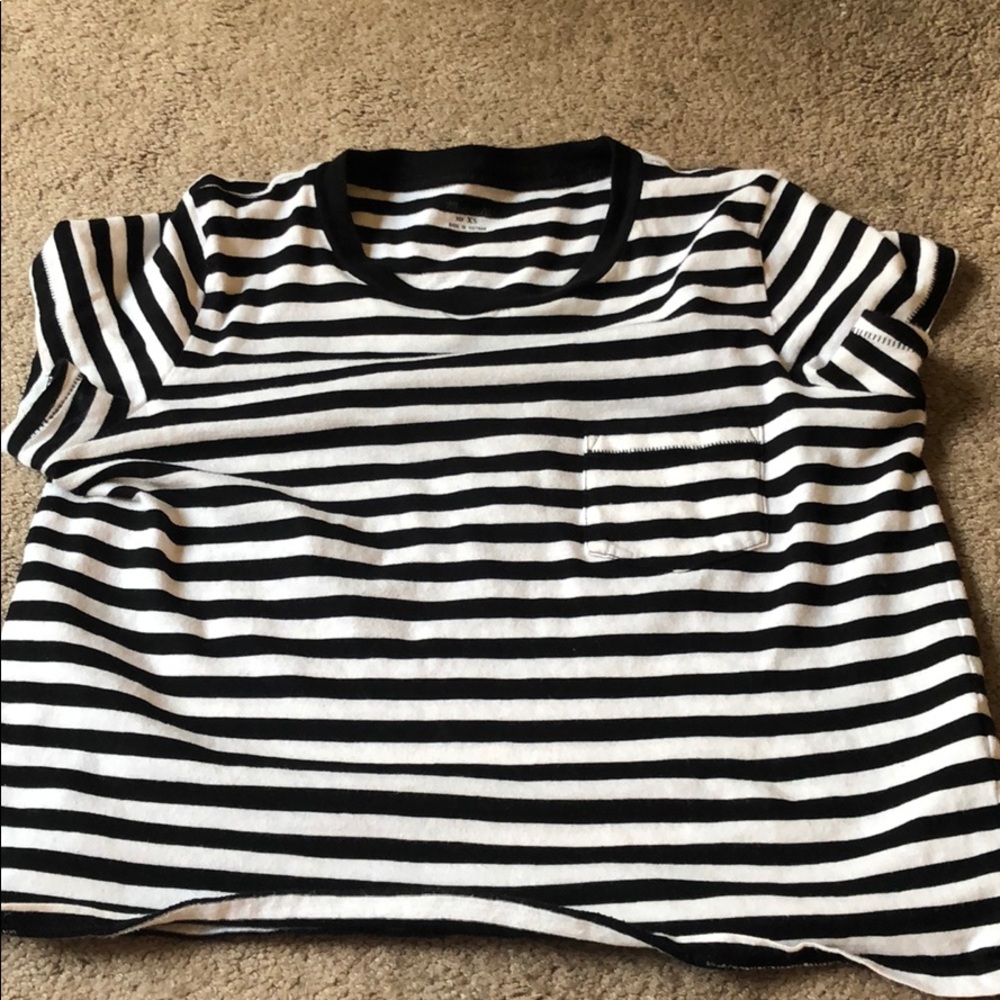 🚫SOLD🚫 Madewell XS Striped Top T- Shirt